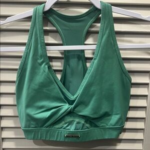 Gymshark X Whitney Simmons Palm Green Mesh Sports Bra